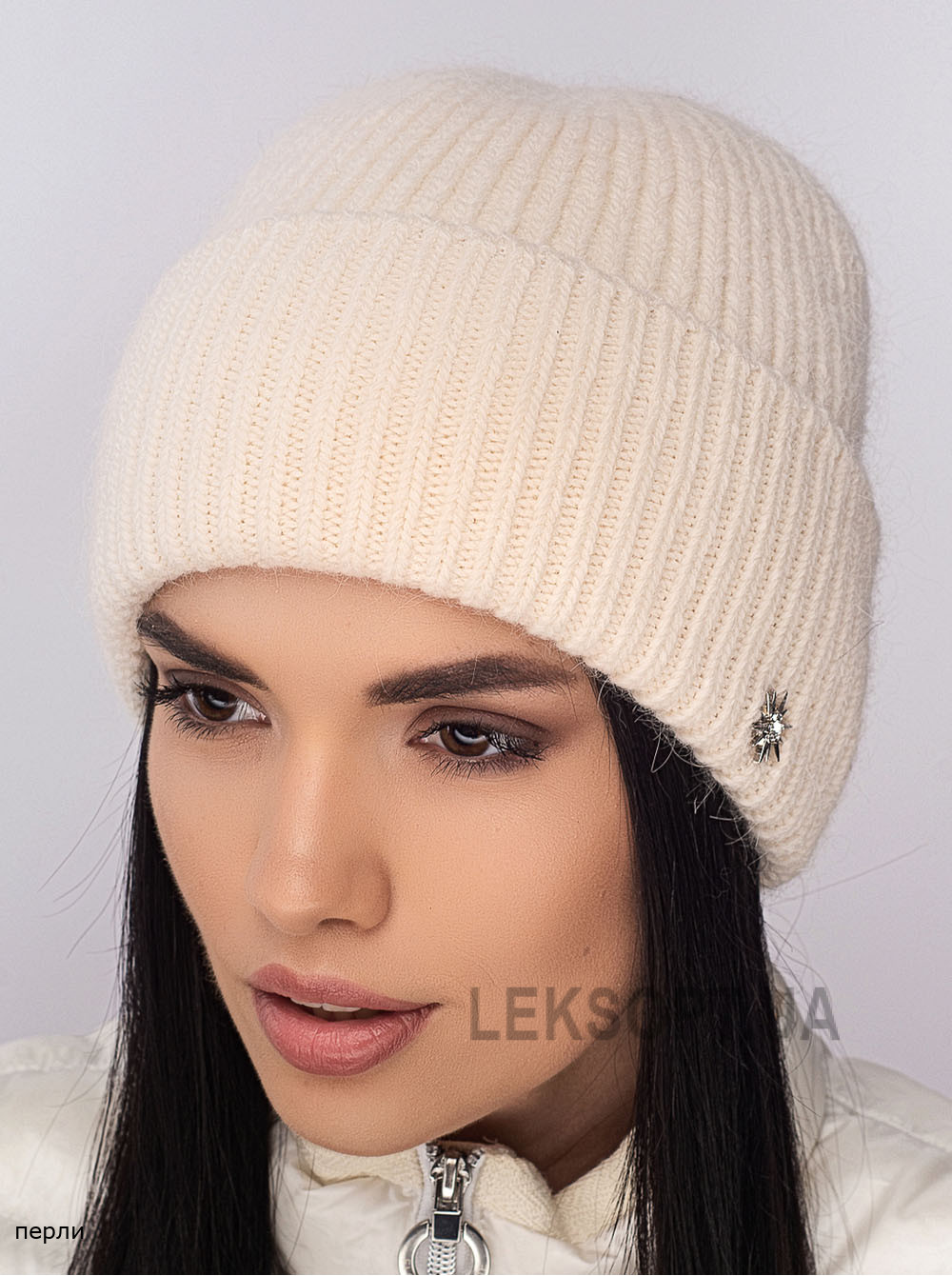 Придбати Жіноча шапка-ковпак з відворотом Альбiна Жіноча шапка-ковпак з відворотом Альбiна