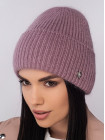 Придбати Жіноча шапка-ковпак з відворотом Альбiна ліловий