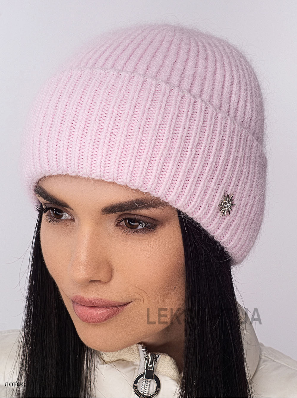 Придбати Жіноча шапка-ковпак з відворотом Альбiна Жіноча шапка-ковпак з відворотом Альбiна