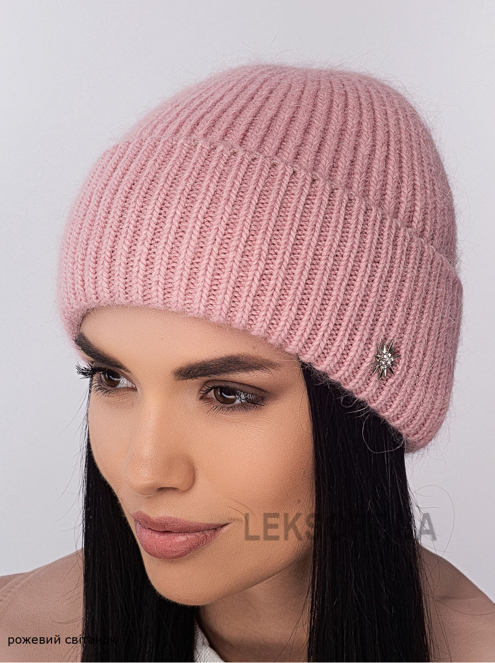 Придбати Жіноча шапка-ковпак з відворотом Альбiна Жіноча шапка-ковпак з відворотом Альбiна