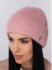 Придбати Жіноча шапка-ковпак з відворотом Альбiна рожевий світанок