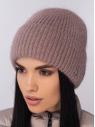 Придбати Жіноча шапка-ковпак з відворотом Альбiна темна пудра