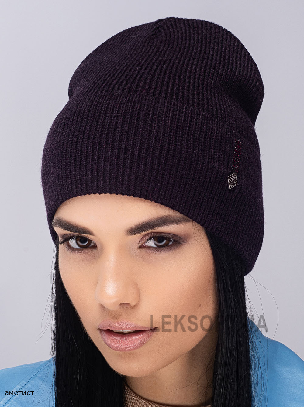 Придбати Жіноча шапка-ковпак з відворотом Красота Жіноча шапка-ковпак з відворотом Красота