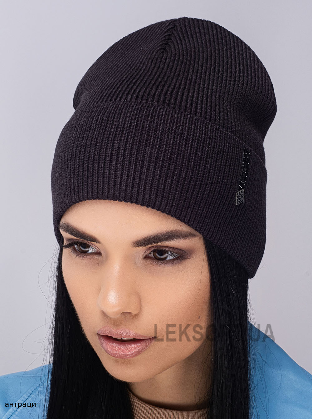 Придбати Жіноча шапка-ковпак з відворотом Красота Жіноча шапка-ковпак з відворотом Красота