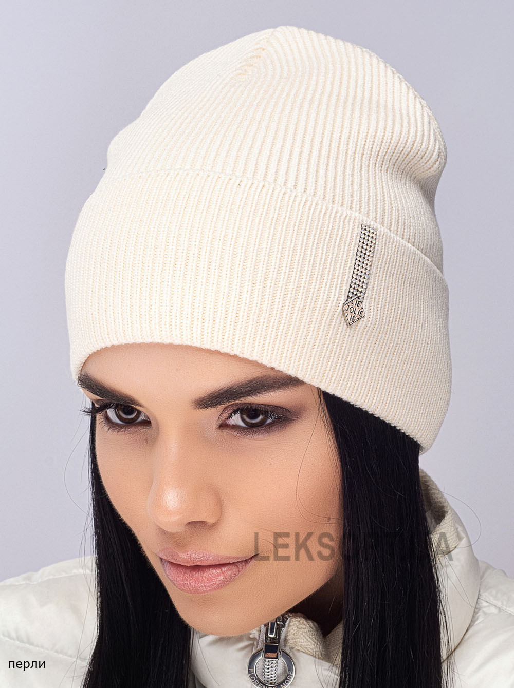 Придбати Жіноча шапка-ковпак з відворотом Красота Жіноча шапка-ковпак з відворотом Красота