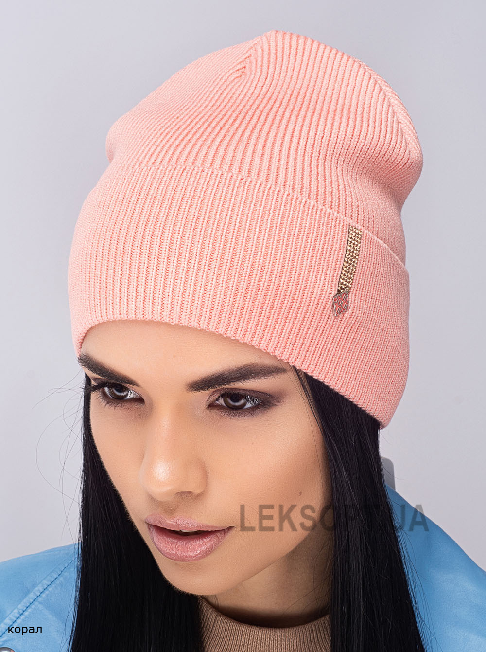 Придбати Жіноча шапка-ковпак з відворотом Красота Жіноча шапка-ковпак з відворотом Красота