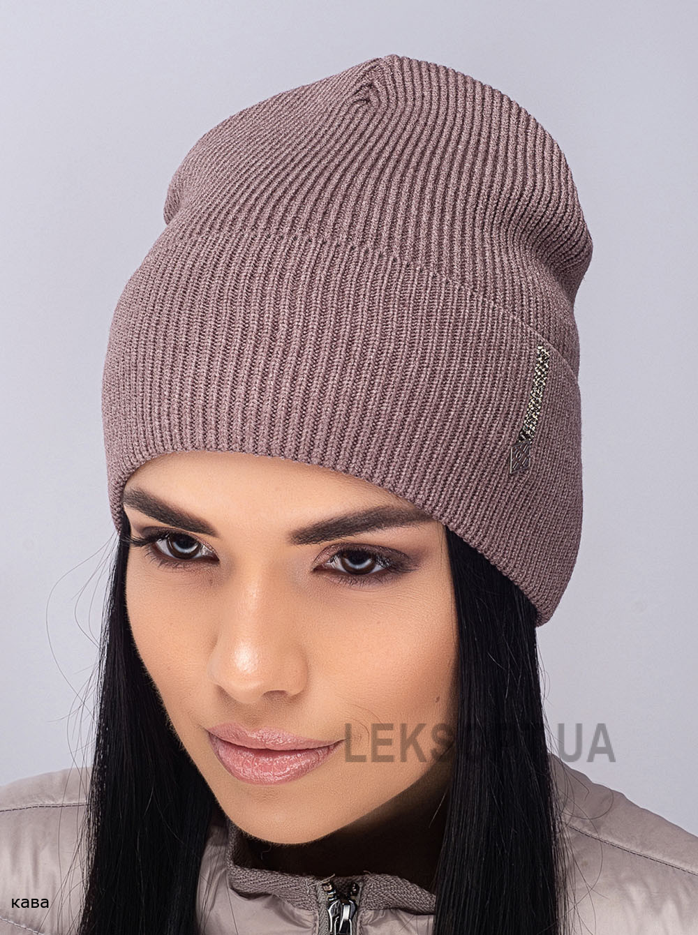 Придбати Жіноча шапка-ковпак з відворотом Красота Жіноча шапка-ковпак з відворотом Красота