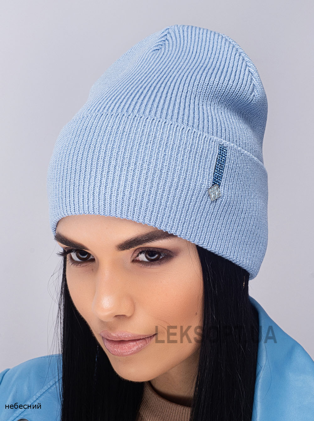 Придбати Жіноча шапка-ковпак з відворотом Красота Жіноча шапка-ковпак з відворотом Красота