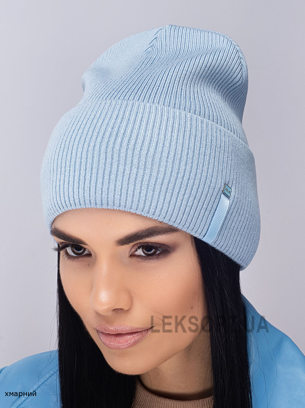 Придбати Жіноча шапка-ковпак з відворотом Красота Жіноча шапка-ковпак з відворотом Красота