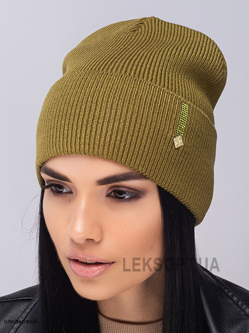 Придбати Жіноча шапка-ковпак з відворотом Красота Жіноча шапка-ковпак з відворотом Красота