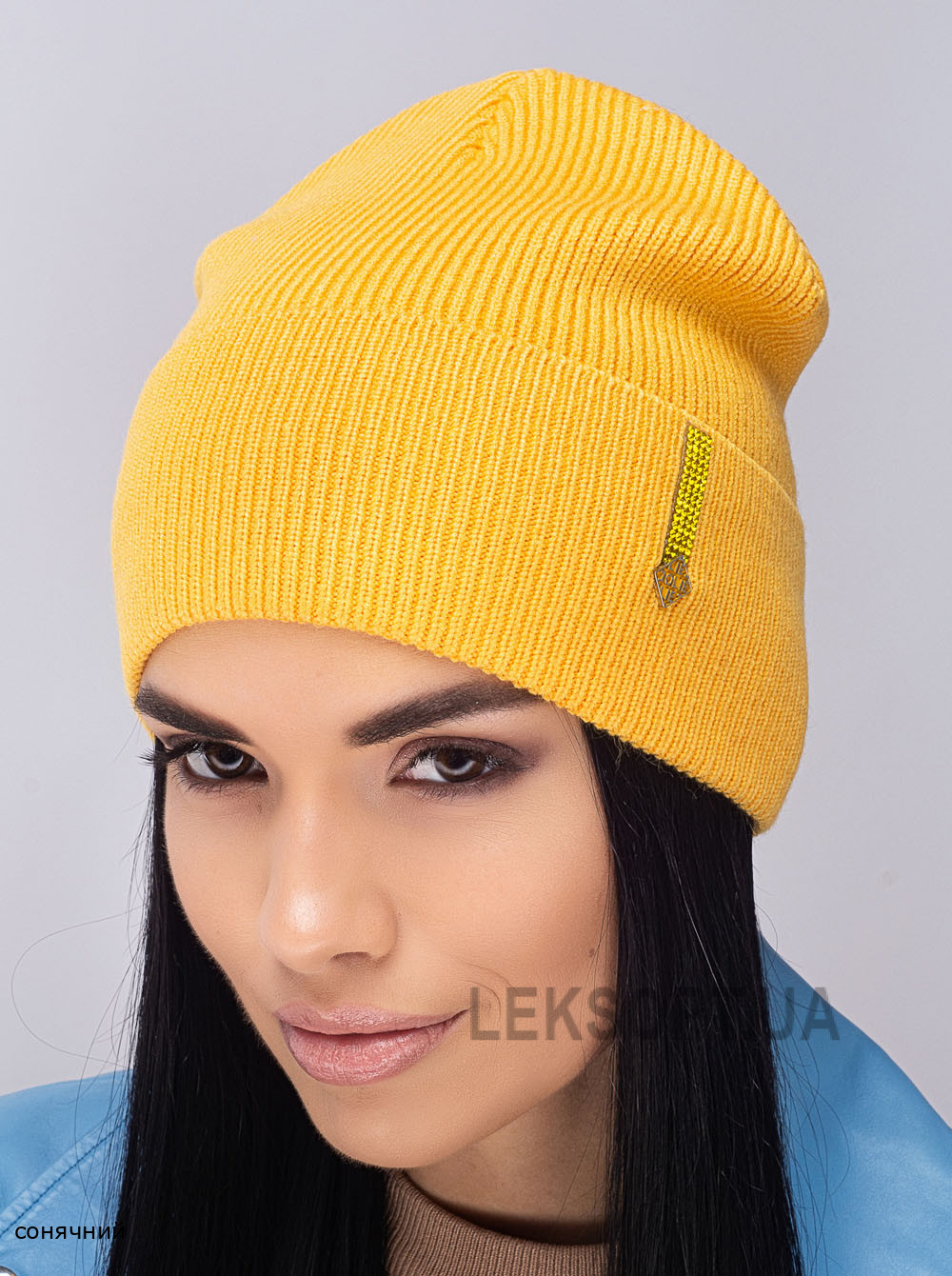 Придбати Жіноча шапка-ковпак з відворотом Красота Жіноча шапка-ковпак з відворотом Красота