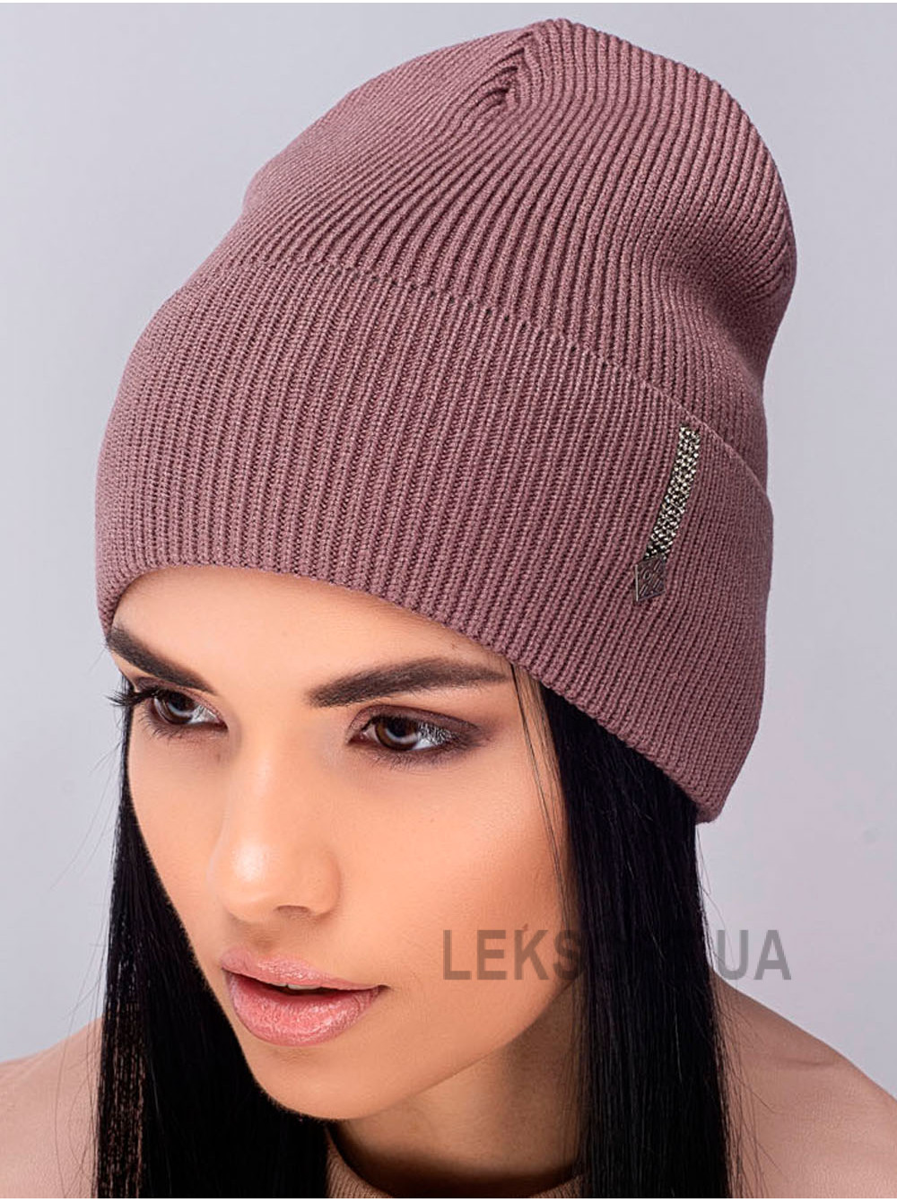 Придбати Жіноча шапка-ковпак з відворотом Красота Жіноча шапка-ковпак з відворотом Красота