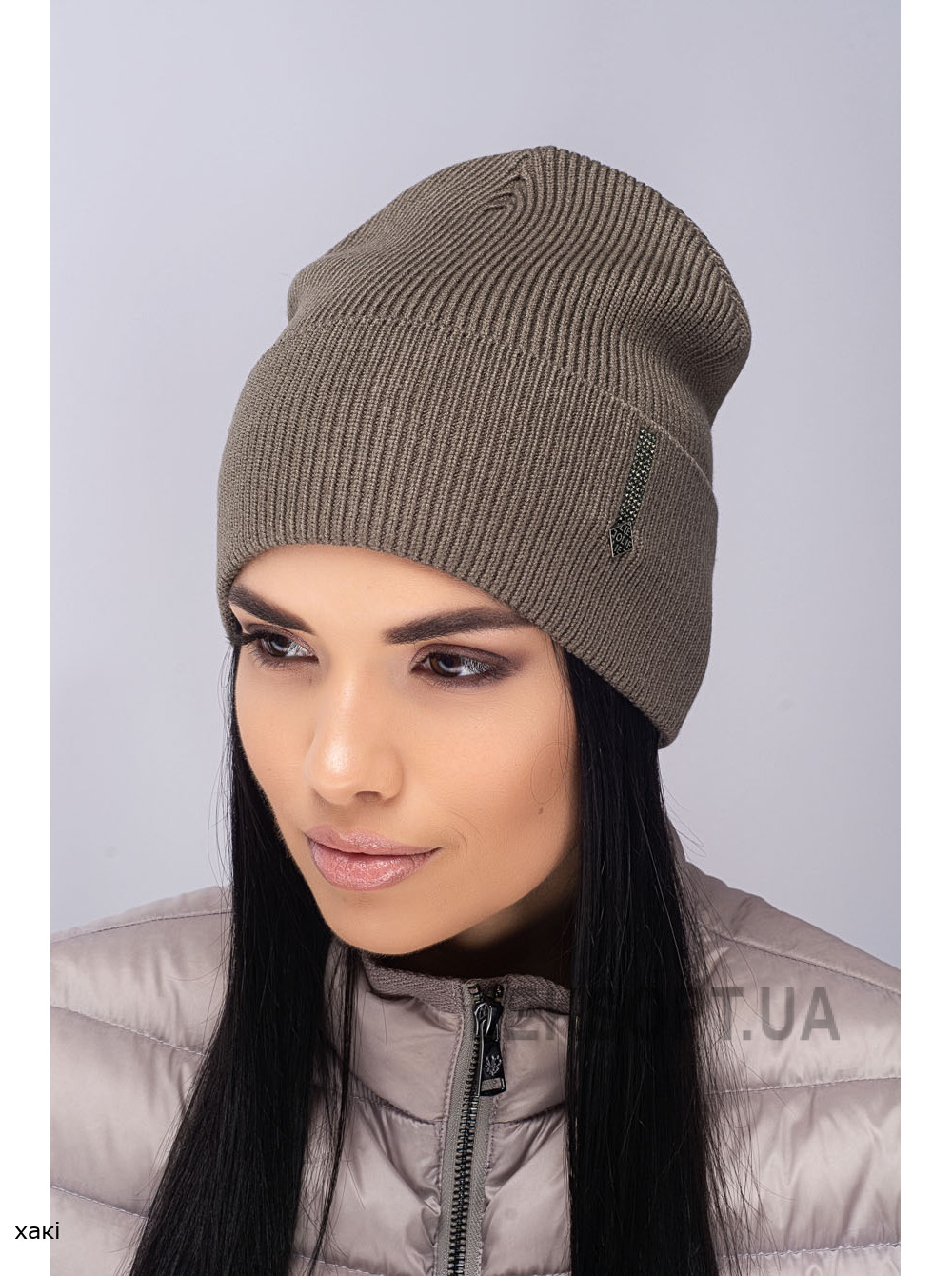 Придбати Жіноча шапка-ковпак з відворотом Красота Жіноча шапка-ковпак з відворотом Красота