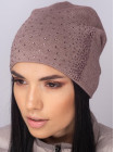 Придбати Жіноча шапка-ковпак зі стразами Ладья кава