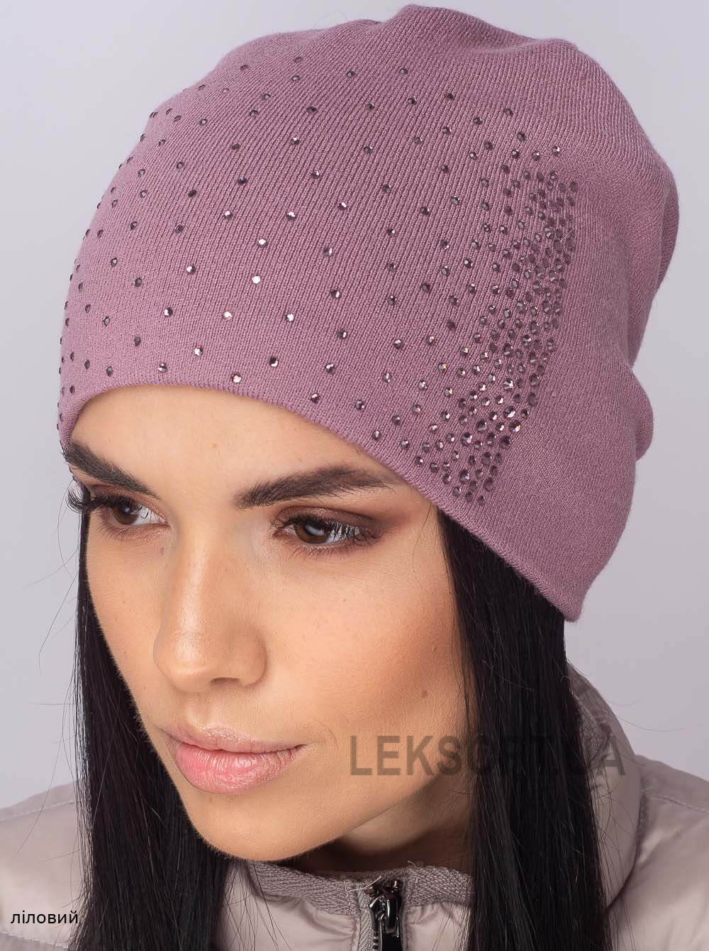 Придбати Жіноча шапка-ковпак зі стразами Ладья Жіноча шапка-ковпак зі стразами Ладья