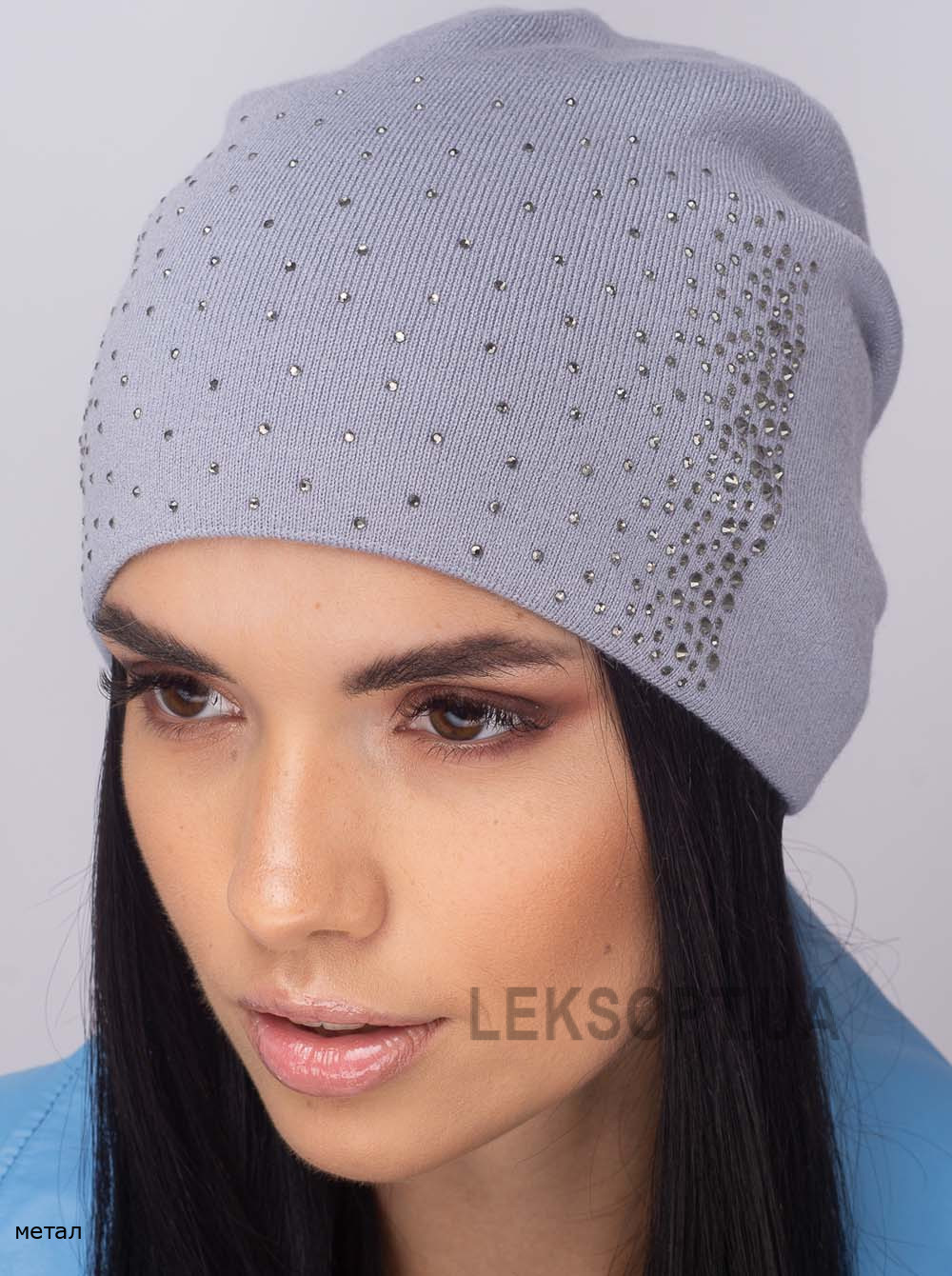 Придбати Жіноча шапка-ковпак зі стразами Ладья Жіноча шапка-ковпак зі стразами Ладья