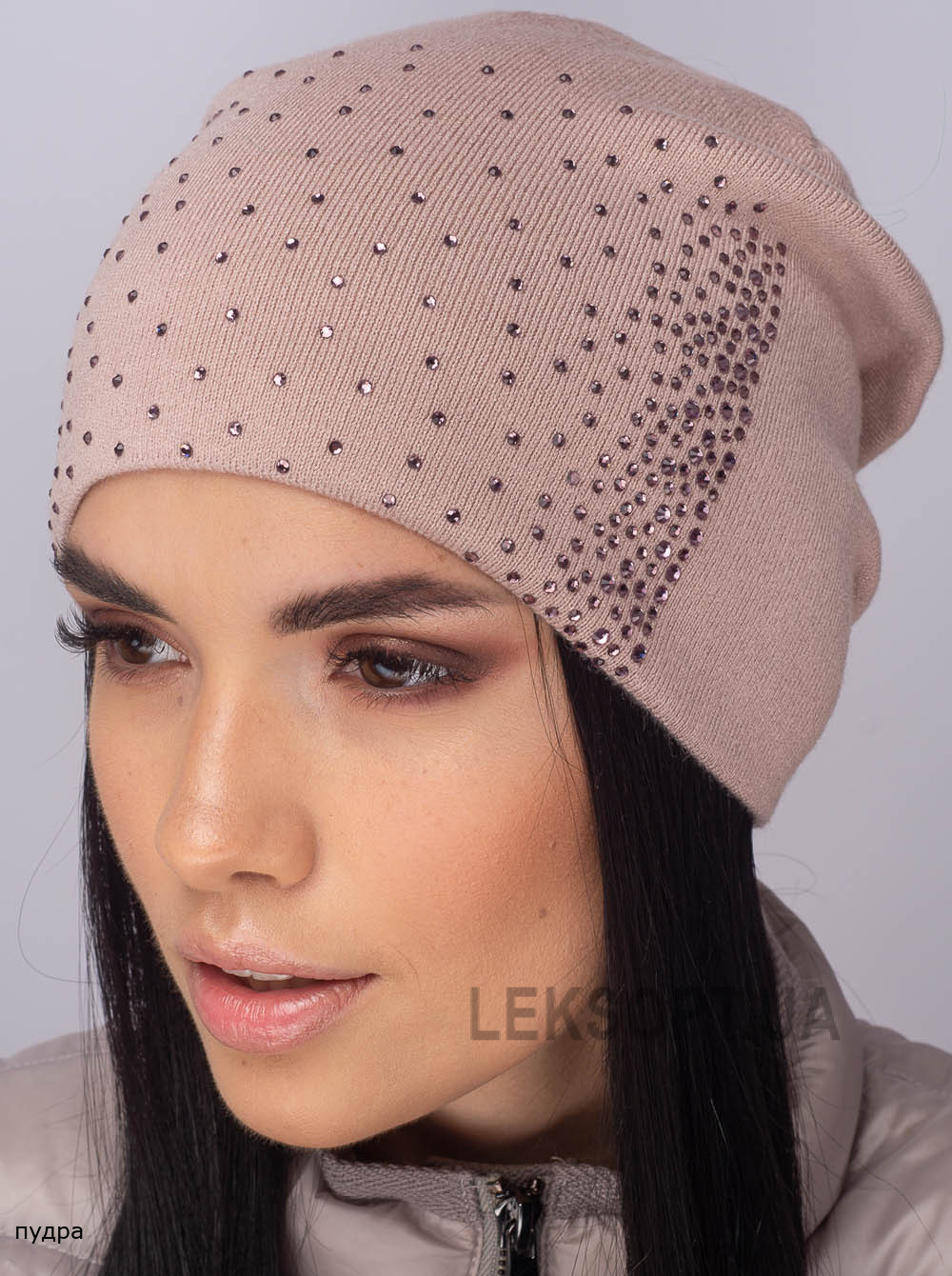 Придбати Жіноча шапка-ковпак зі стразами Ладья Жіноча шапка-ковпак зі стразами Ладья