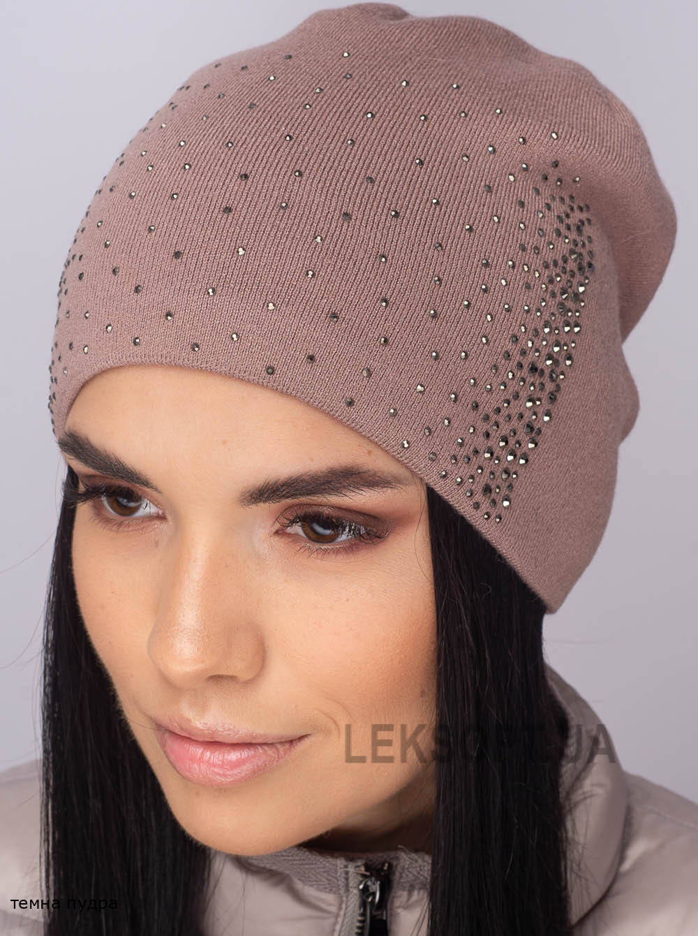 Придбати Жіноча шапка-ковпак зі стразами Ладья Жіноча шапка-ковпак зі стразами Ладья