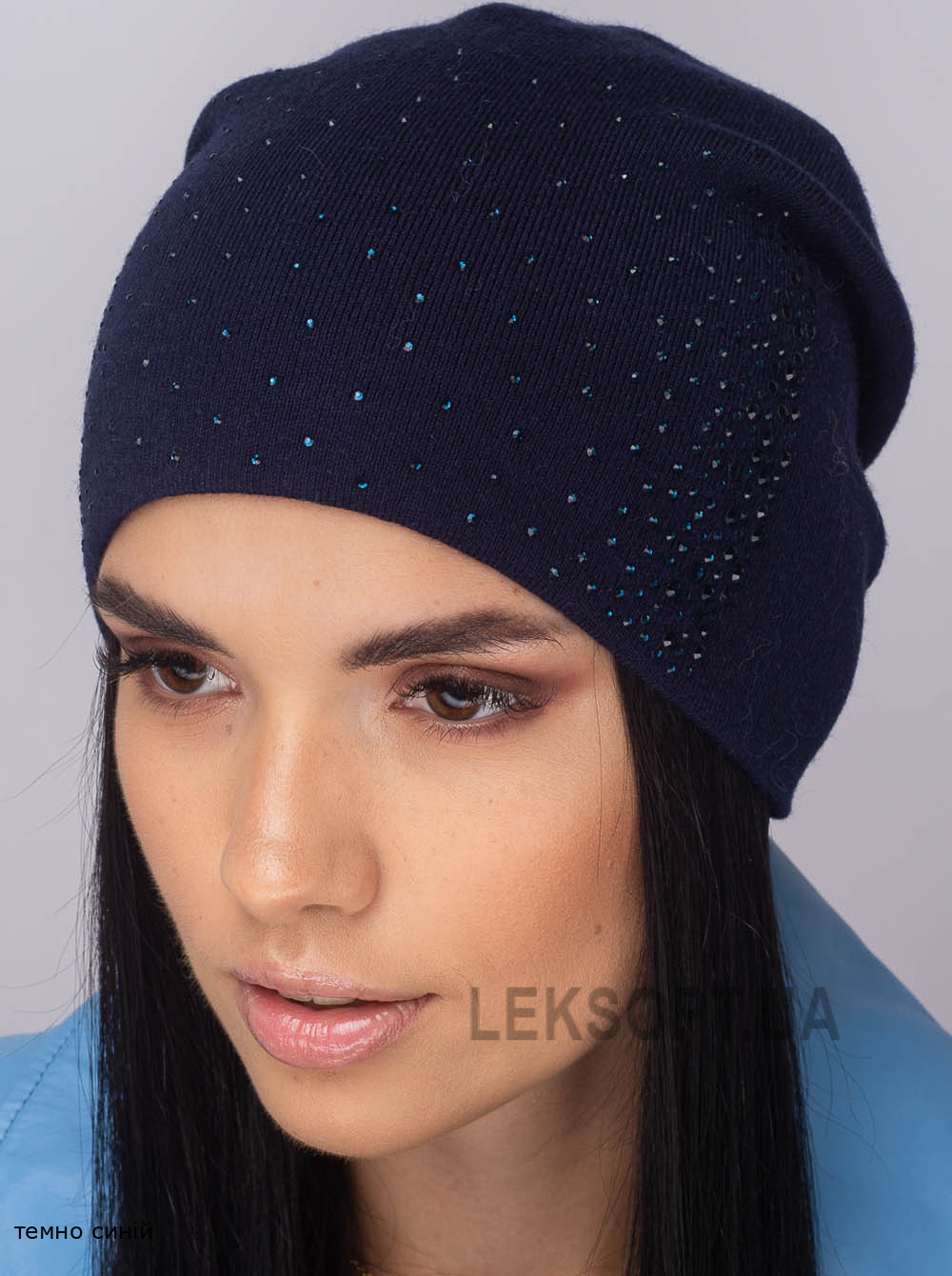 Придбати Жіноча шапка-ковпак зі стразами Ладья Жіноча шапка-ковпак зі стразами Ладья