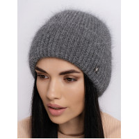 Жіноча шапка-ковпак з відворотом "Альбiна"