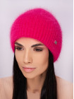 Придбати Жіноча шапка з відворотом Буковина малиновий