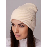 Жіноча шапка-ковпак з відворотом "Блюз"