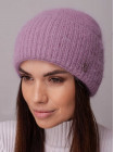 Придбати Жіноча шапка з відворотом Буковина ліловий