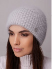 Придбати Жіноча шапка з відворотом Буковина світло сірий