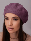Придбати Жіночий берет Симона  баклажан+ліловий