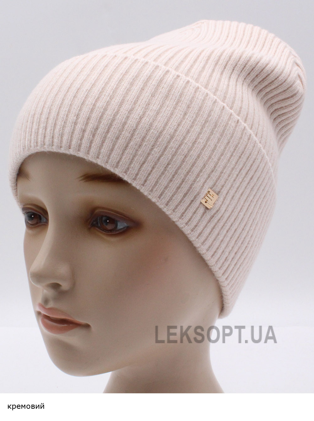 Жіноча шапка-ковпак з відворотом Фєнiкс