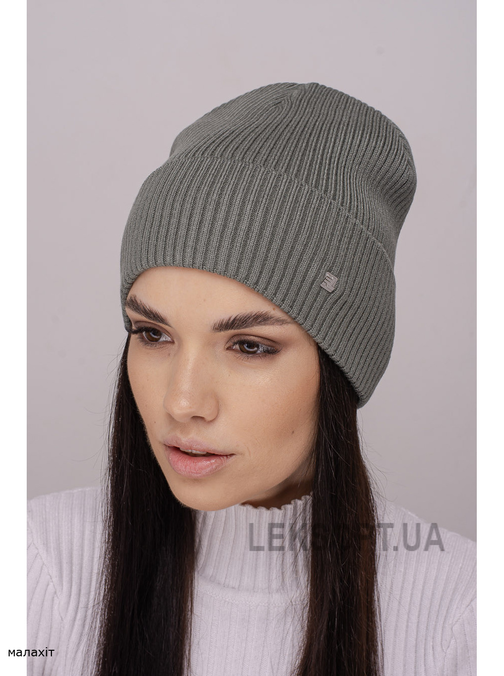 Жіноча шапка-ковпак з відворотом Фєнiкс