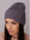 Придбати Жіноча шапка-ковпак з відворотом Фортуна антрацит
