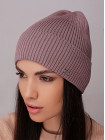 Придбати Жіноча шапка-ковпак з відворотом Фортуна темна пудра
