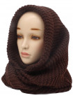 Купить Головные уборы Снуд Люба коричневый