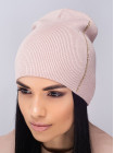 Купить Шапки Женская шапка-колпак Дарина светлая пудра