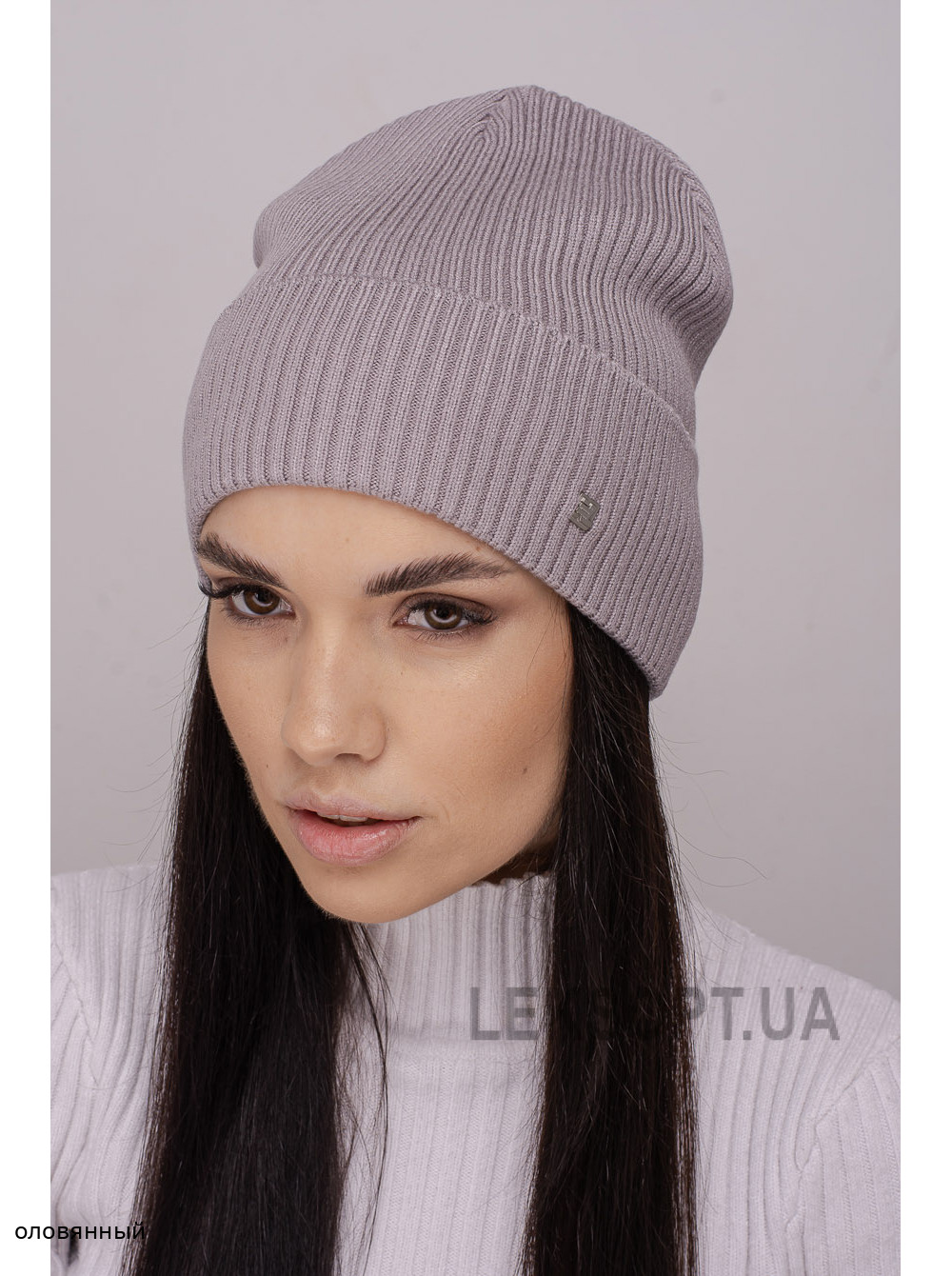 Женская шапка-колпак с отворотом Феникс